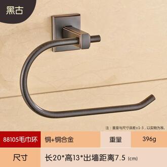 Europese Gepolijst Chroom Handdoek Ring Handdoek Plank Moderne Geborsteld Goud/zilver/balck Handdoek Houder Montage Badkamer Accessoires N601 Bordeauxrood