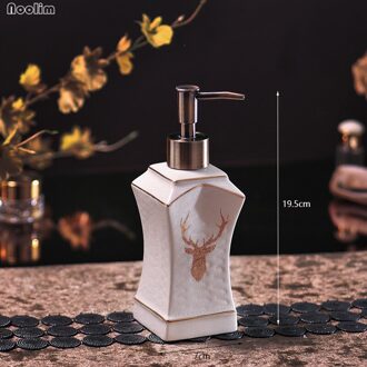 Europese Keramische Hand Handdesinfecterend Fles Douchegel Shampoo Zeep Lege Fles Hotel Huis Badkamer Lotion Fles