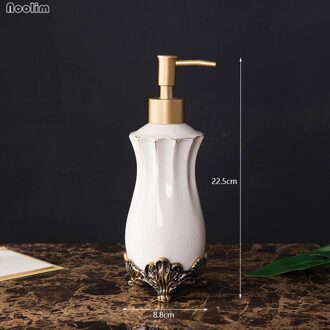 Europese Keramische Hand Handdesinfecterend Fles Douchegel Shampoo Zeep Lege Fles Hotel Huis Badkamer Lotion Fles