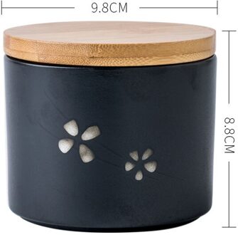 Europese Keramische Opslag Potten Met Deksel Keuken Seal Granen Dispenser Thuis Desktop Snacks Organizer Tank Salontafel Thee Caddy A-klein