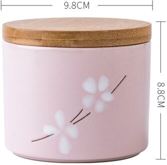 Europese Keramische Opslag Potten Met Deksel Keuken Seal Granen Dispenser Thuis Desktop Snacks Organizer Tank Salontafel Thee Caddy B-klein