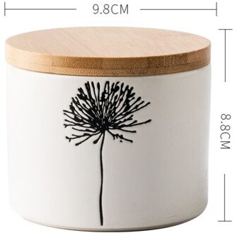 Europese Keramische Opslag Potten Met Deksel Keuken Seal Granen Dispenser Thuis Desktop Snacks Organizer Tank Salontafel Thee Caddy C-klein