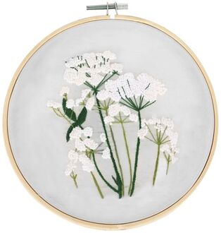 Europese Mesh Borduurwerk Diy Bloemen Schilderen Volledige Handwerken Borduurpakketten Borduurwerk Sets Diy Borduurwerk Voor Beginners