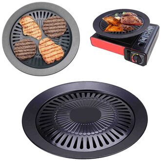 Europese Outdoor Rookloze Barbecue Grill Pan Gas Huishoudelijke Non-stick Gasfornuis Plaat BBQ Barbecue Tool