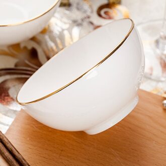 Europese Phnom Penh Rijstkom Keramische 4.5 Inch Hotel Restaurant Thuis Kom Fin Kom Admiraliteit Kom reeks 3