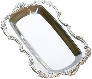 Europese Retro Stijl Metal Cake Dessert Lade Brood Plaat Goud Zilver Luxe Boter Doos Boter Container Servies Servies