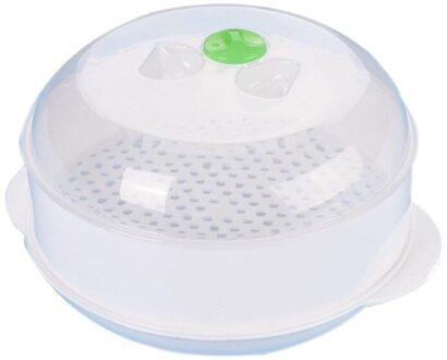 Europese Single Layer Plastic Steamer Magnetron Stoomboot Ronde Plastic Magnetron Met Deksel Keuken Koken Gereedschap