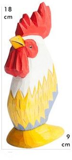 Europese Stijl Handleiding Hout Simulatie Dier Hoofd Portretten Ornamenten Creatieve Kinderen Slaapkamer Cartoon Decoratie X2937 Goud