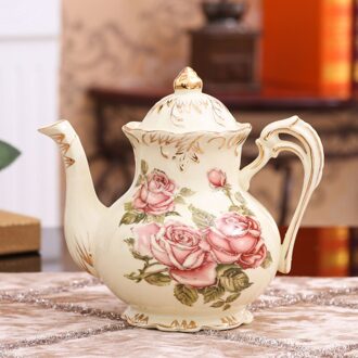 Europese Stijl Huishoudelijke Keramische Koffie Pot Grote Phnom Penh Theepot 1