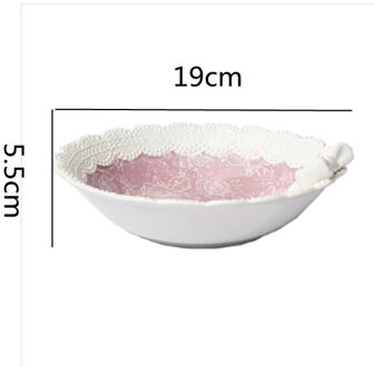 Europese Stijl Kant Servies Theepot Theekopje Dessert Kopjes En Schoteltjes Hartvormige Strik Plaat Keuken Decoratie Ornamenten C-1stk