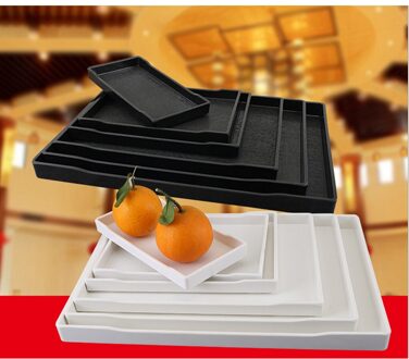 Europese Stijl Lade Plaat Serveren Fruit Snack Gerechten Slakom Plaat Wit C 22x15.8cm