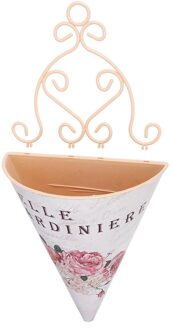 Europese Stijl Muur Opknoping Bloempot Planter Bloempotten Beugel Houder Ijzer Stand Woondecoratie Peony