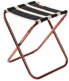 Europese Stijl Persoonlijkheid Creatieve Moderne Outdoor Opvouwbare Kruk Aluminium Draagbare Barbecue Vissen Mazza Stoel WF1030 zwart