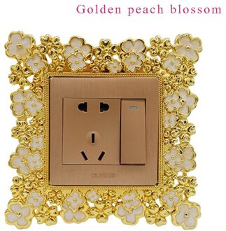 Europese stijl stofdichte vlinderschakelaarstickers decoratieve stickers kinderkamer cartoon schakelaar beschermhoes Blauw