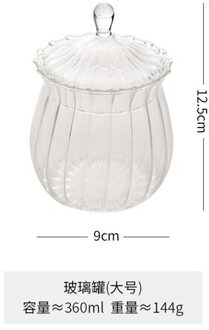 Europese Stijl Transparant Glas Thee Koffie Kan Opslag Fles Met Deksel Pot Snoep Sieraden Opbergdoos Aanrecht Woondecoratie