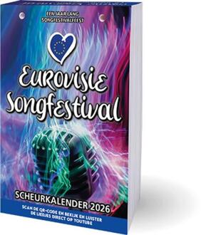 EuroVisie songfestival scheurkalender -   (ISBN: 9789464328882)