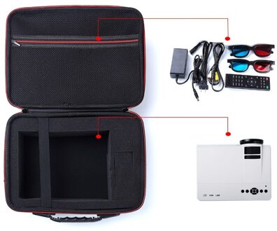 EVA Hard Case Travel Carrying Opslag Cover Bag Case Voor DBPOWER T21 Verbeterde LED Projector en Accessoires