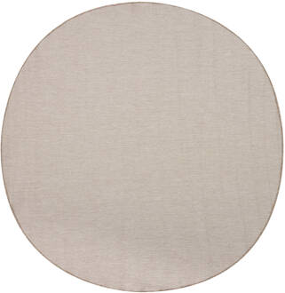 EVA Interior Buitenkleed Mono - Naturel|wit - Rond 240 Ø - (XL)