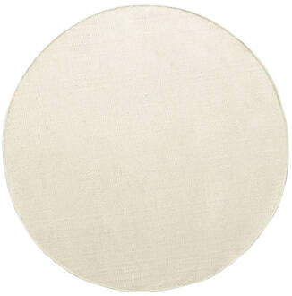 EVA Interior Rond vloerkleed wol Wit - Cobble Stone -180cm