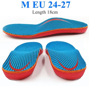Eva Kids Kinderen Platte Voeten Correctie Arch Ondersteuning Inlegzolen Pads Correctie Gezondheid Voeten Zorg Insert Sportschoenen Pad Care Tool Blauw