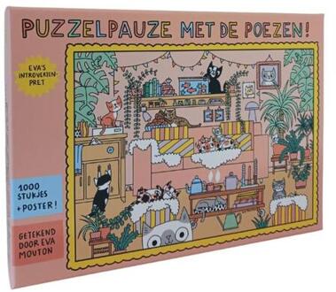 Eva's Introvertenpret: Puzzelpauze Met De Poezen! -  Eva Mouton (ISBN: 9789002283109)