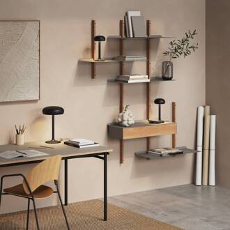 Eva Solo LED tafellamp Emendo, zwart, dimbaar, IP44