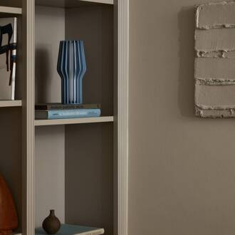 Eva Solo LED tafellamp Radiant, blauw, rubber, IP44 stoffig blauw