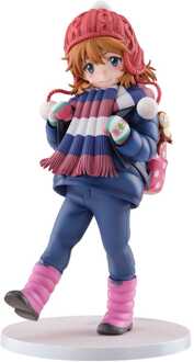 Evangelion: 3.0 + 1.0 Thrice Upon a Time FNEX Statue 1/6 Asuka Shikinami Langley Winter Ver. 20 cm