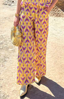 Eve Lino Pantalon Geel