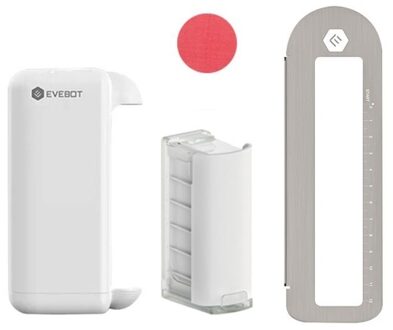 EVEBOT PrintPods Handheld Printer with Ink Cartridge BT Function APP Control for Customized DIY Pattern Text Logo