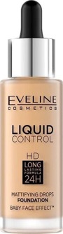 Eveline Foundation Eveline Liquid Control Foundation With Dropper 0160 Vanilla Beige 32 ml