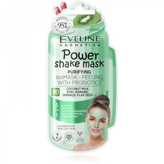 Eveline Gezichtsmasker Eveline Power Shake Mask Purifying Bio Mask 10 ml