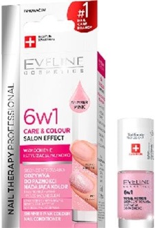 Eveline Nagellak Eveline Nail Therapy 6in1 Care & Colour Shimmer Pink 5 ml