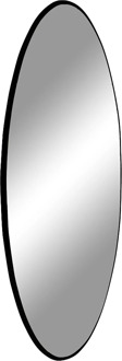 Eveline ronde wandspiegel zwart - Ø 80 cm