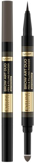 Eveline Wenkbrauw Potlood Eveline Eye Pencil 2 in 1 Brow Art Duo Light 1 st