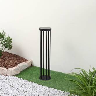 Evelis LED tuinpadverlichting, zwart, aluminium, sensor zandzwart