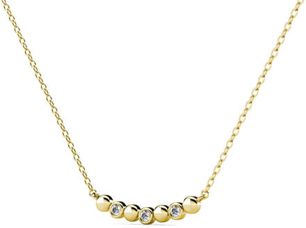 Evelyne Hangers - Goud en Kristal - One Size