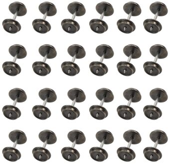 Evemodel 24 PCS 36 ''Metalen Wielen voor Model Trein 1: 87 Ho Nieuw AC Wheel set HP0387 model building kit DIY accessoires