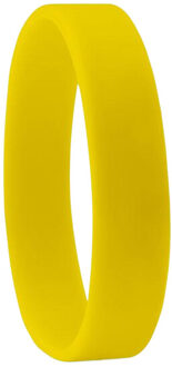 Evenement silicone polsbandje - maat One size Geel