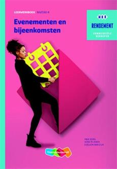Evenementen & bijeenkomsten / niveau 4 / Leerwerkboek - Boek Inge Berg (9006372331)