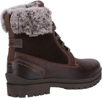 Evenlode Leren Dames Bruine Winter Enkellaarsjes - EU 40.5 / UK 7