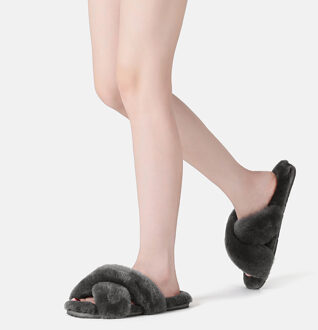 EVER AU Crossover-slippers voor dames-DOVE Donkergrijs - EU 40