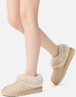 EVER AU Dames Ibis Slippers Zand - EU 42 / UK 8