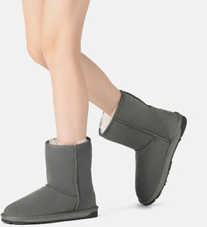 EVER AU Dames korte klassieke laarzen-PARROT Grijs - EU 37 / UK 4