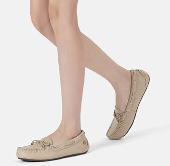 EVER AU Dames Leren Loafers - Grebes Bruin - EU 37 / UK 4