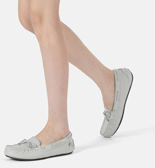 EVER AU Dames Leren Loafers - Grebes Grijs - EU 37 / UK 4