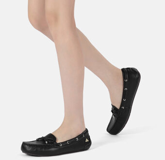 EVER AU Dames Leren Loafers - Grebes Zwart - EU 39/ UK 6