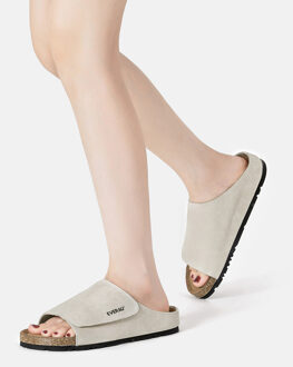 EVER AU Dames Leren Sandalen - Jacky Crème - EU 36 / UK 3