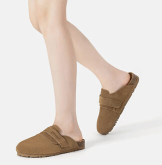 EVER AU Dames Leren Sandalen - Norfolk Kastanjebruin - EU 38 / UK 5