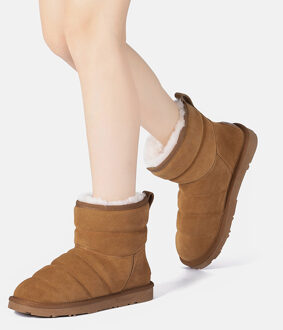 EVER AU dames minilaarzen-THORNBILL Kastanjebruin - EU 42 / UK 8